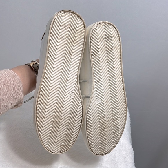 Kellparker Landon White Leather Star Sneaker size 8 - Picture 7 of 9